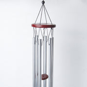 Unique Silver Decorative Wind Chime For Home - 10 X 10 X 76 Cm