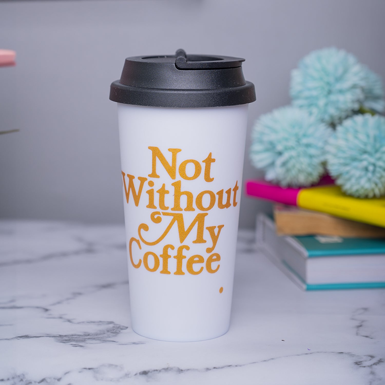 Sipper Tumbler 400ml - White