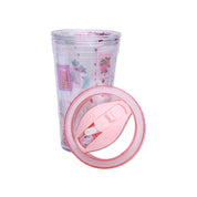 Reuseable Tumbler Sipper Cup - Pink, 450mL