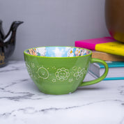 Ceramic Coffee & Tea Cup - 400mL & Green