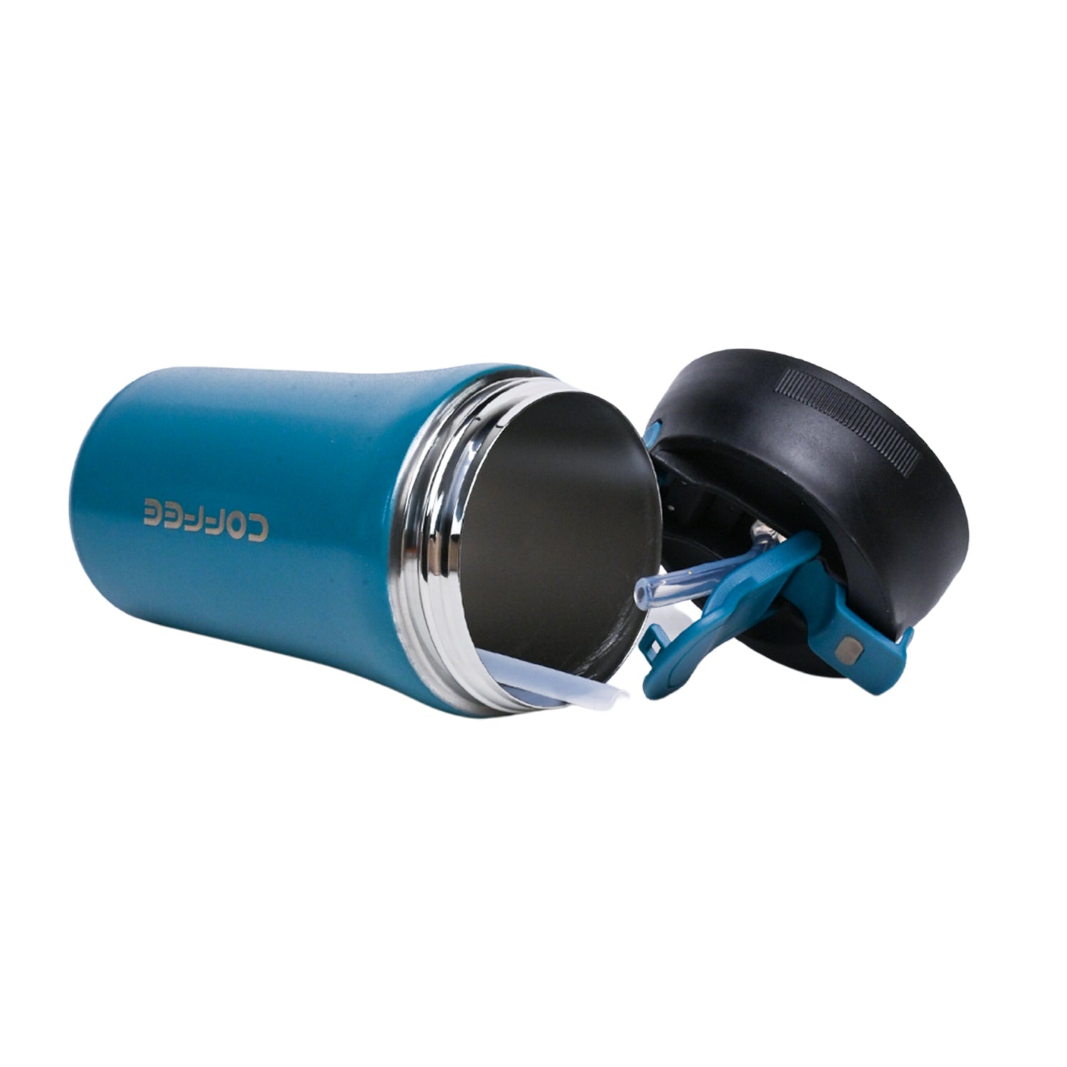 Tumbler Mug With Lid - 400mL, Blue