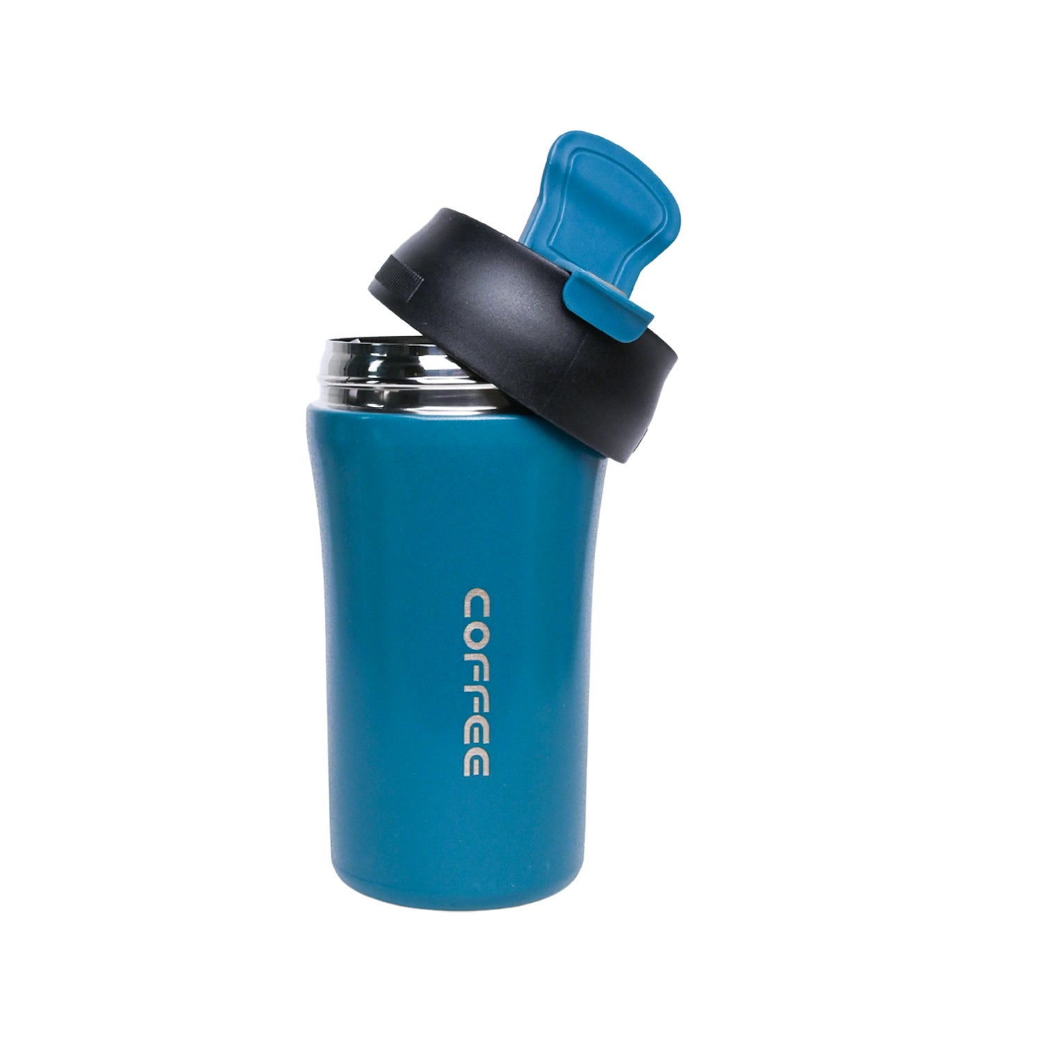 Tumbler Mug With Lid - 400mL, Blue