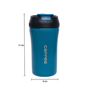 Tumbler Mug With Lid - 400mL, Blue