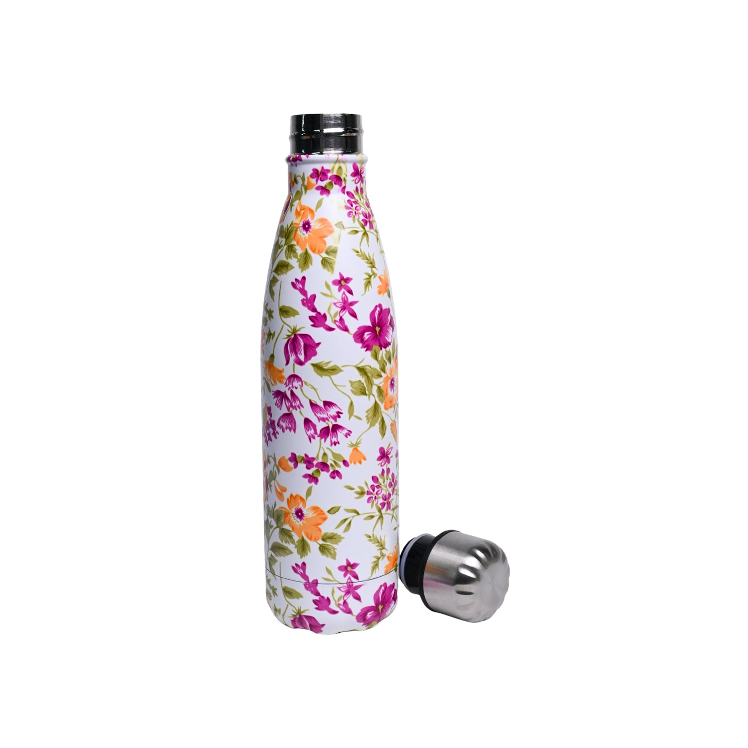 Stainless Steel Water Bottle - 500ml, Multicolor