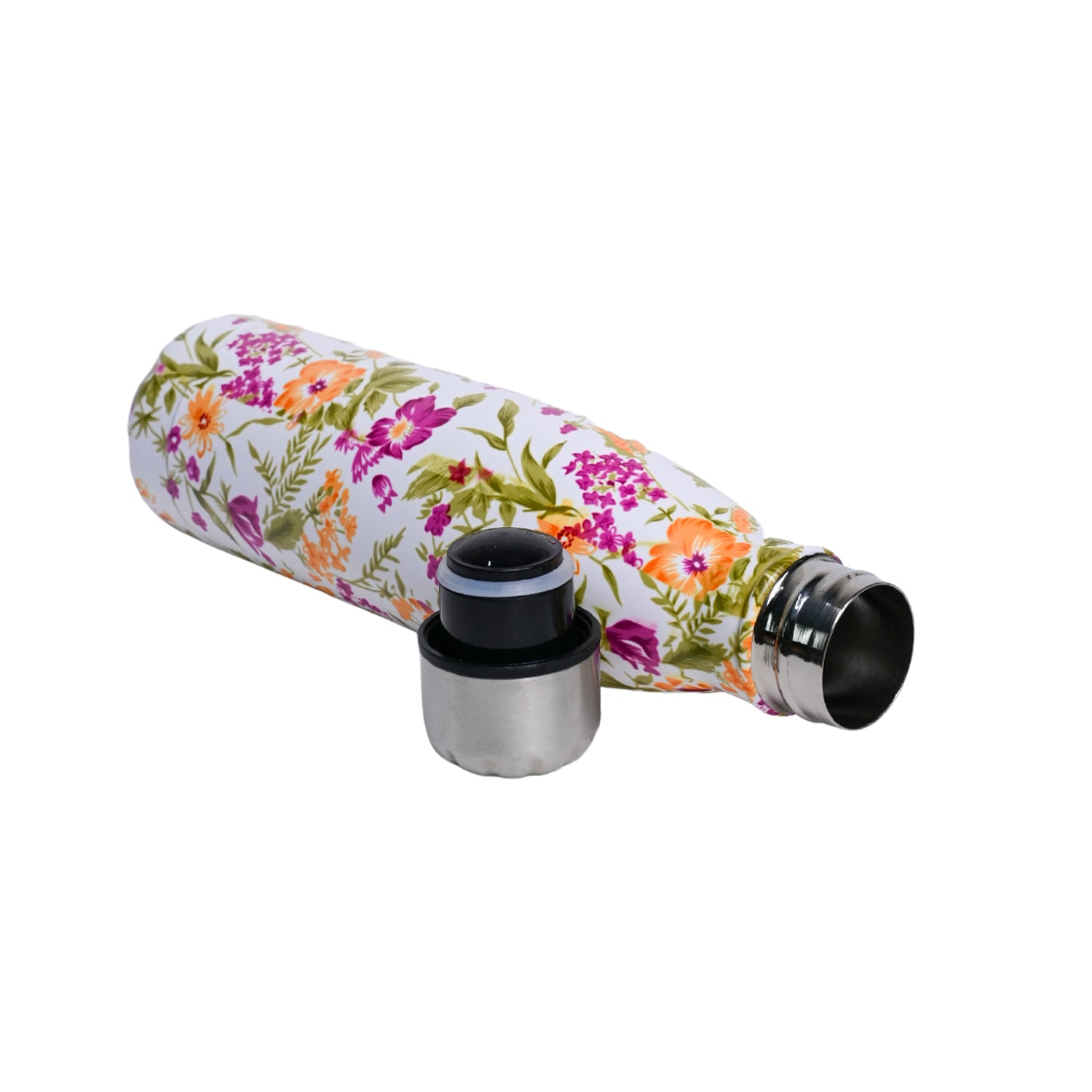 Stainless Steel Water Bottle - 500ml, Multicolor