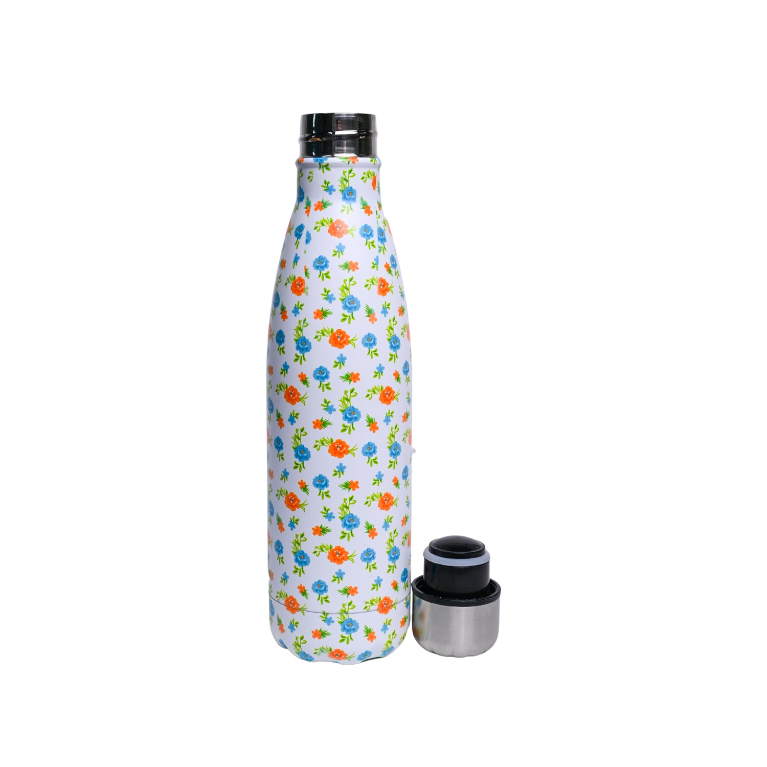 Stainless Steel Water Bottle - 500ml, Multicolour