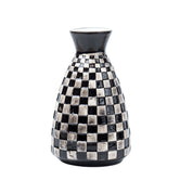 Decorative Flower Vase - Black and White