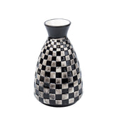 Decorative Flower Vase - Black and White