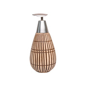 Light Brown Ceramic Pear Shape Soap Dispenser - 350mL