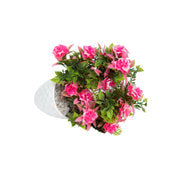 Pink Artificial Flower Vase Home Decor