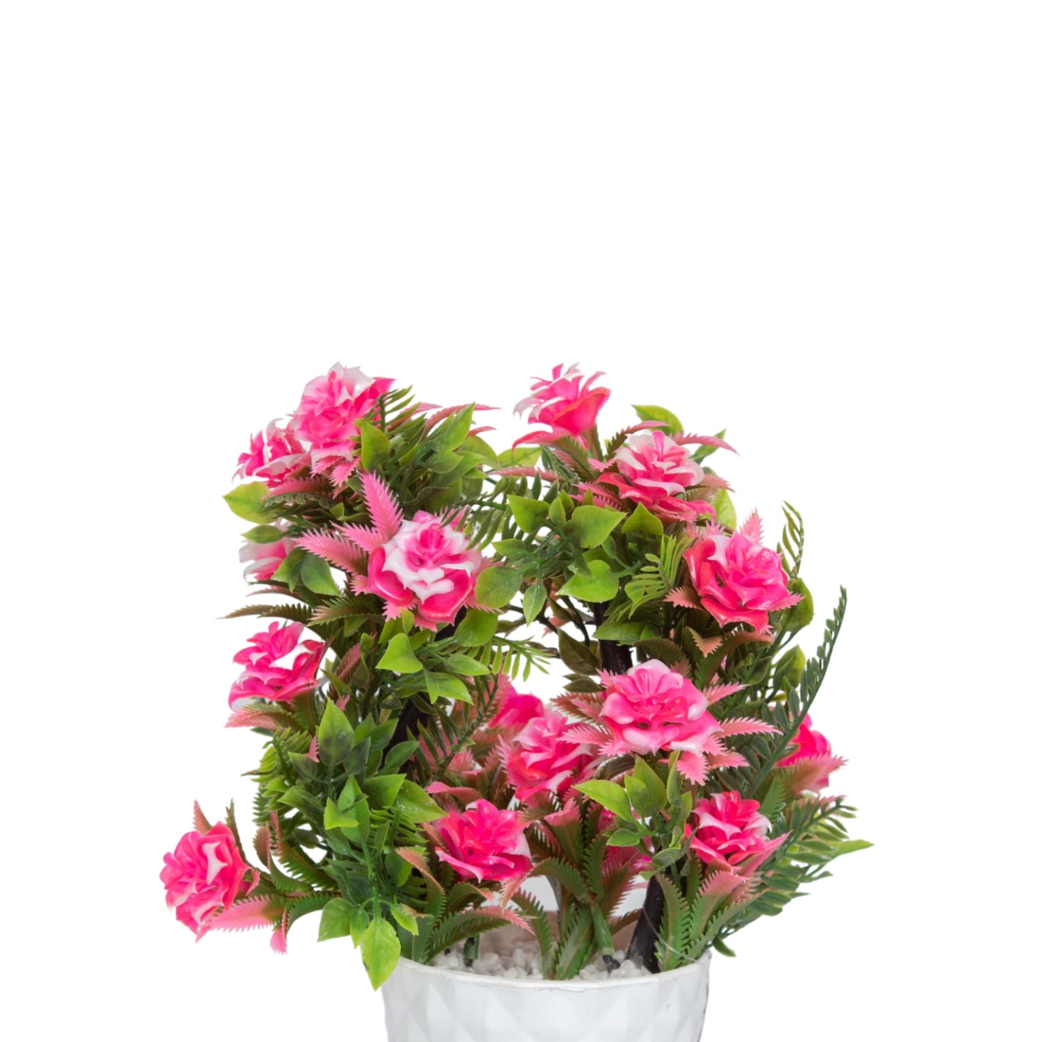 Pink Artificial Flower Vase Home Decor