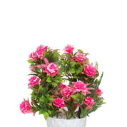Pink Artificial Flower Vase Home Decor