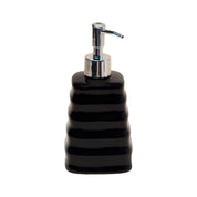 Black Spiral Bathroom Set of 4 - Spiral Patterns