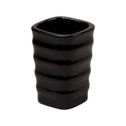 Black Spiral Bathroom Set of 4 - Spiral Patterns