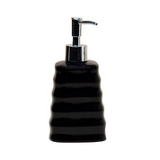 Black Spiral Bathroom Set of 4 - Spiral Patterns
