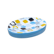 Bathroom Set of 4 - Multiple Square Print