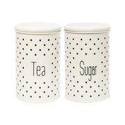 Stylish Ivory Tea & Sugar Jar (Each 1000 Ml)