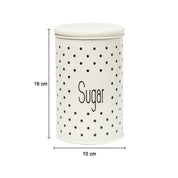 Stylish Ivory Tea & Sugar Jar (Each 1000 Ml)