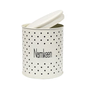 Stylish Ivory Cookie & Namkeen Jar (Each 1400 Ml)