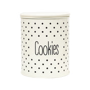 Stylish Ivory Cookie & Namkeen Jar (Each 1400 Ml)