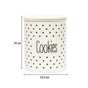 Stylish Ivory Cookie & Namkeen Jar (Each 1400 Ml)