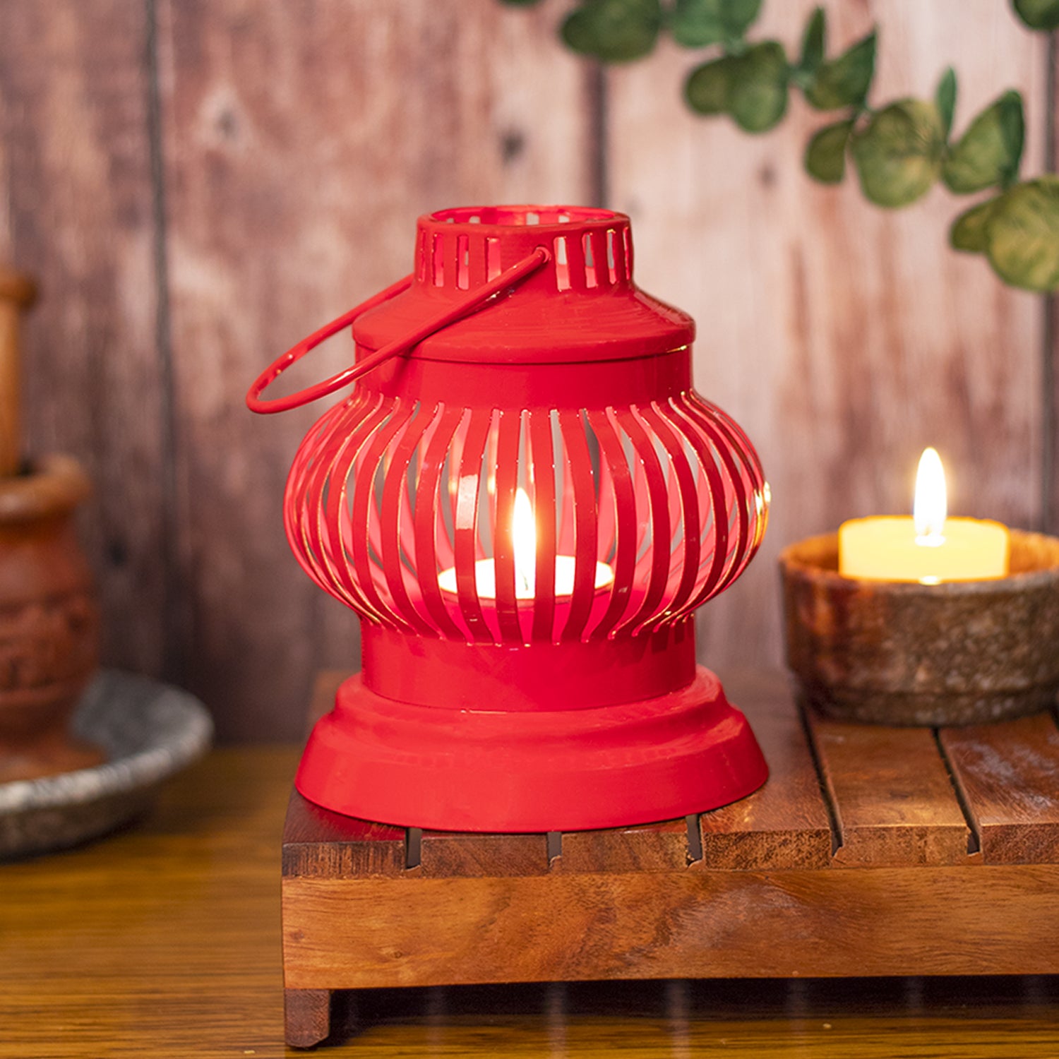 Stylish Red Hanging Lantern