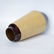 VON CASA Mustard Bud Shape Vase (Mustard Enamel)