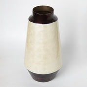 VON CASA Ivory Bud Shape Vase (Ivory Enamel)