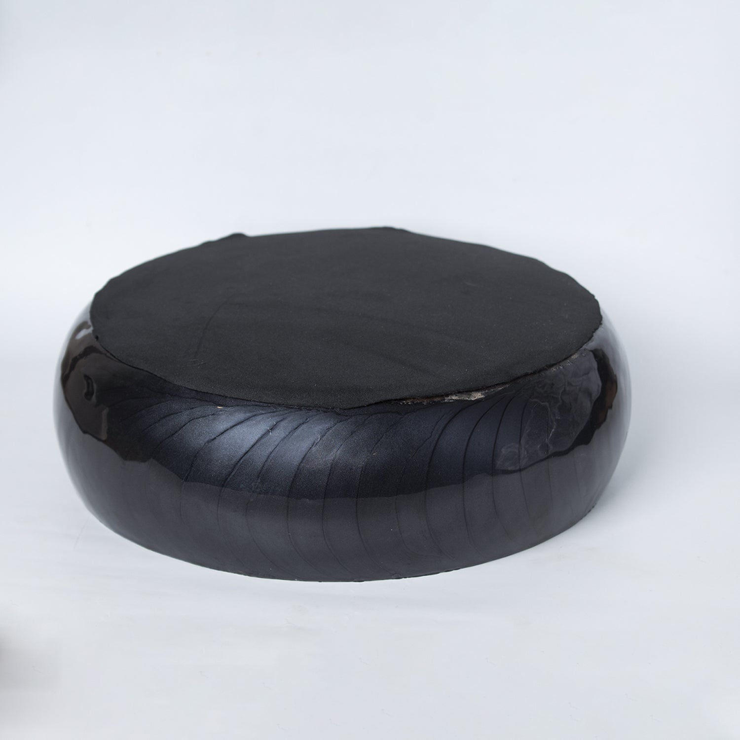 VON CASA Grey Decorative Bowl (Grey Enamel)