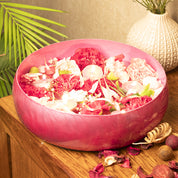 VON CASA Pink Decorative Bowl (Peach Enamel)