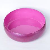 VON CASA Pink Decorative Bowl (Peach Enamel)