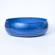 VON CASA Blue Decorative Bowl (Blue Enamel)
