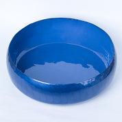 VON CASA Blue Decorative Bowl (Blue Enamel)
