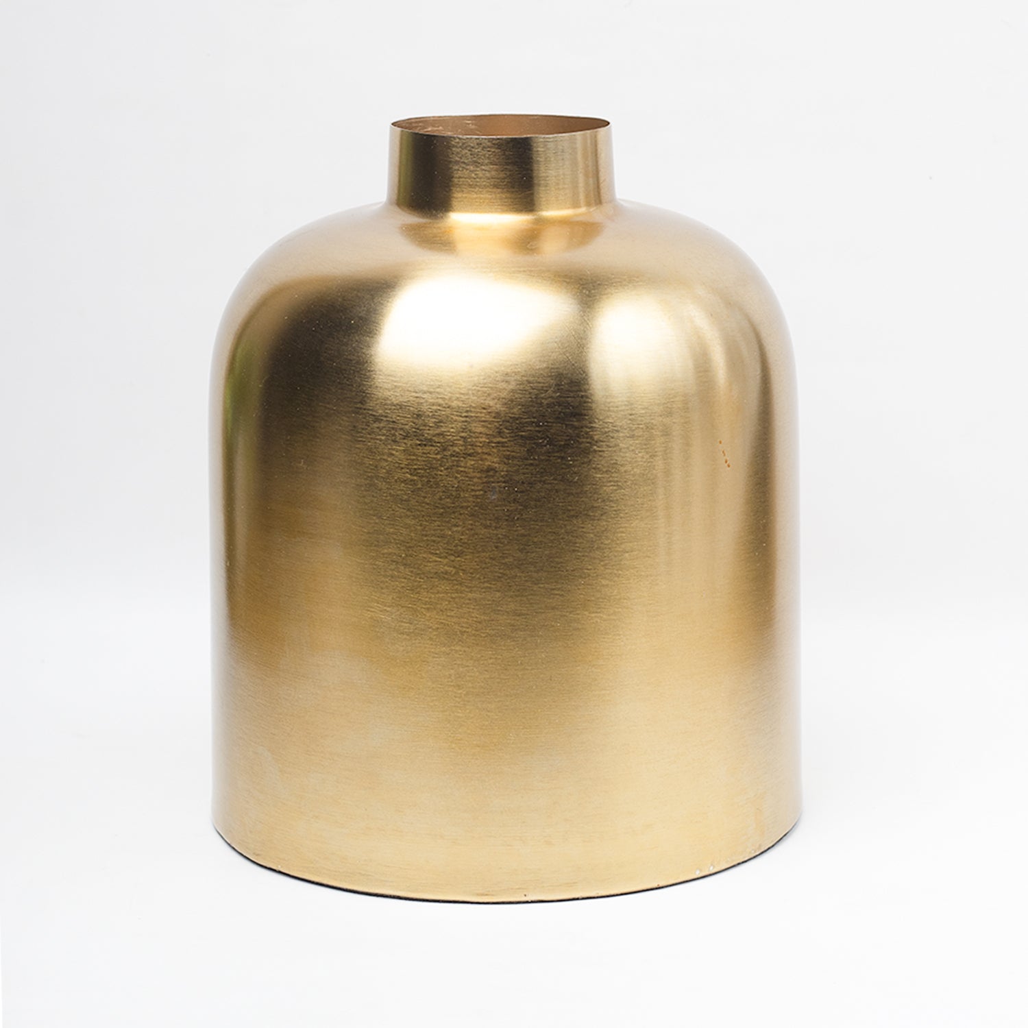VON CASA Gold Cylindrical Flower Vase