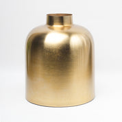 VON CASA Gold Cylindrical Flower Vase