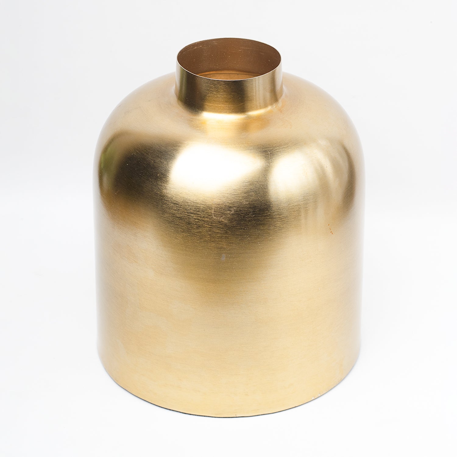 VON CASA Gold Cylindrical Flower Vase