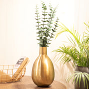 VON CASA Gold Pear Flower Vase