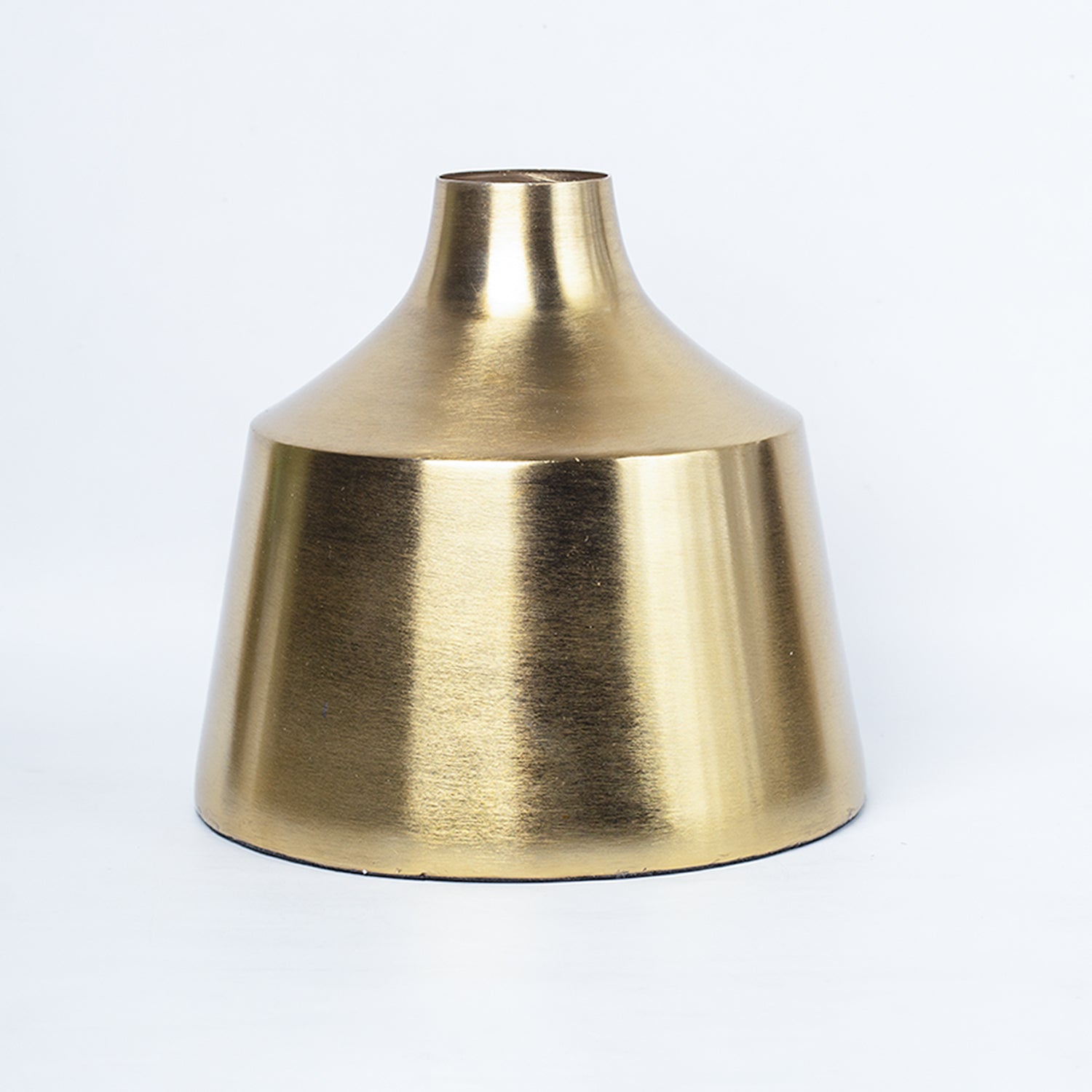 VON CASA Gold Cylindrical Flower Vase