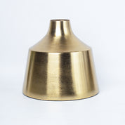 VON CASA Gold Cylindrical Flower Vase