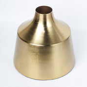 VON CASA Gold Cylindrical Flower Vase