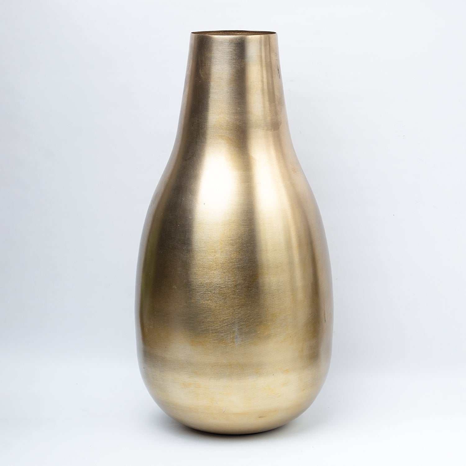 VON CASA Gold Bottle Flower Vase