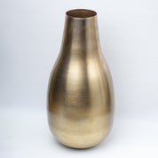VON CASA Gold Bottle Flower Vase