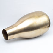 VON CASA Gold Bottle Flower Vase