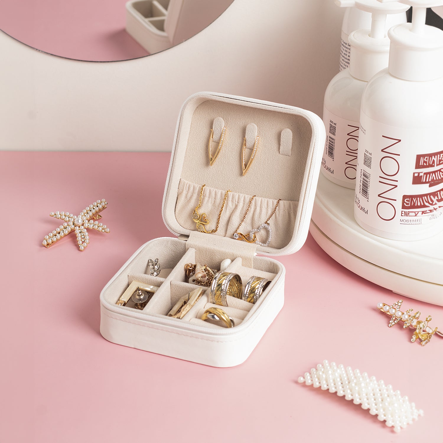 White Jewellery Box