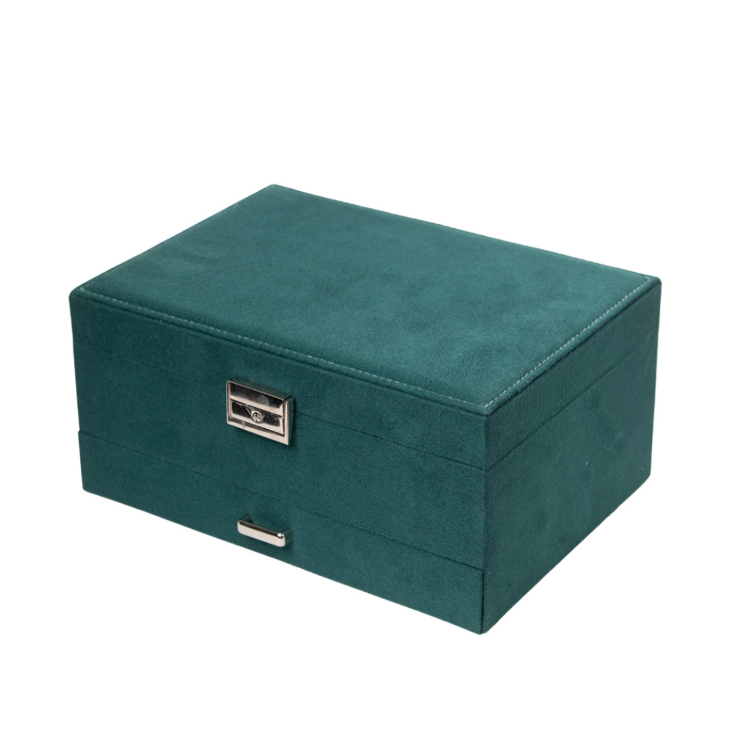Velvet Green Jewelry Storage Organizer