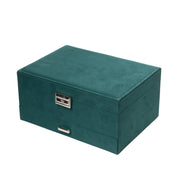 Velvet Green Jewelry Storage Organizer