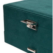Velvet Green Jewelry Storage Organizer