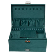 Velvet Green Jewelry Storage Organizer