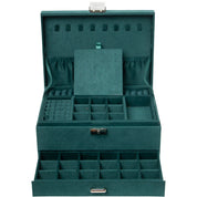 Velvet Green Jewelry Storage Organizer