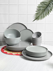 Grey Dinner Sets - 20 Pcs - MARKET99